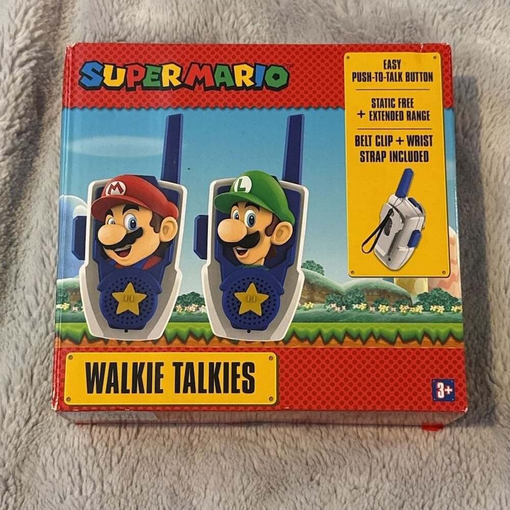 Super Mario Bros Mario and Luigi Walkie Talkies